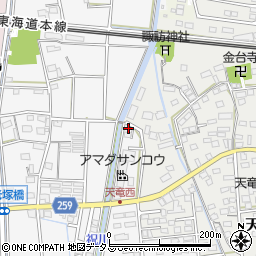 静岡県磐田市海老塚690周辺の地図