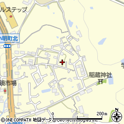 奈良県生駒市小明町407-25周辺の地図