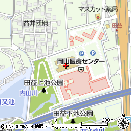 国立病院機構岡山医療センター（独立行政法人）附属岡山看護学校周辺の地図