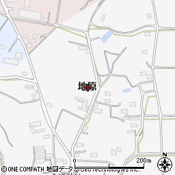 愛知県豊橋市細谷町地原周辺の地図