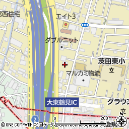 セブンイレブン大阪茨田大宮２丁目店周辺の地図