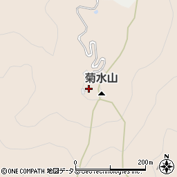 菊水山周辺の地図