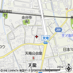 静岡県磐田市天龍179周辺の地図