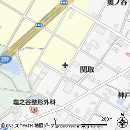 愛知県豊橋市船渡町三ツ池周辺の地図
