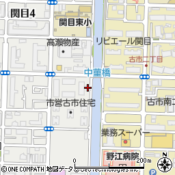 大阪市関目東老人憩の家周辺の地図