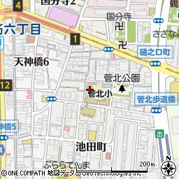 大阪市立菅北小学校周辺の地図