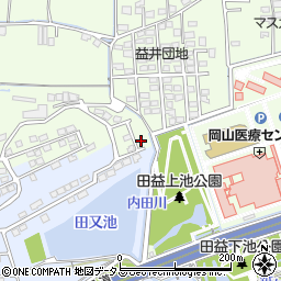 岡山県岡山市北区田益951-69周辺の地図