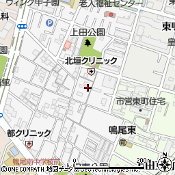 兵庫県西宮市上田中町9-7周辺の地図