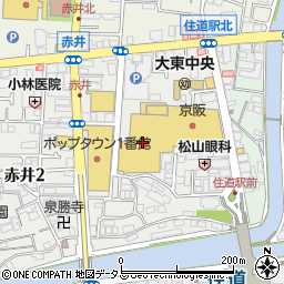 サンマルクカフェ オペラパーク住道店周辺の地図