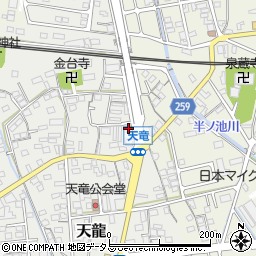 静岡県磐田市天龍182周辺の地図