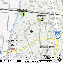 静岡県磐田市天龍154周辺の地図