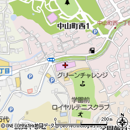 コナミスポーツクラブ学園前店周辺の地図