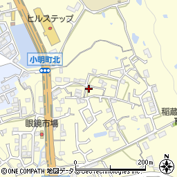 奈良県生駒市小明町401周辺の地図