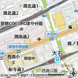 無添くら寿司 灘南通店周辺の地図