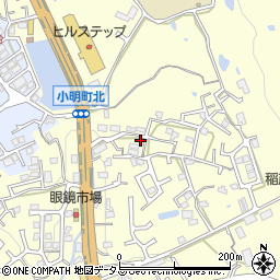 奈良県生駒市小明町401-13周辺の地図