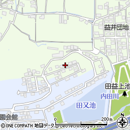 岡山県岡山市北区田益951-25周辺の地図