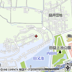 岡山県岡山市北区田益951-12周辺の地図
