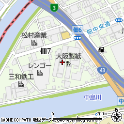 大阪製紙株式会社　総務部総務課周辺の地図