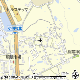 奈良県生駒市小明町404周辺の地図