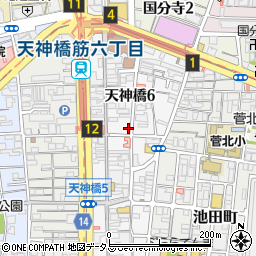 京都グルッペホルモン周辺の地図