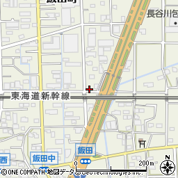 静岡県浜松市中央区飯田町307周辺の地図