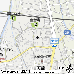 静岡県磐田市天龍175周辺の地図