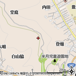 愛知県知多郡南知多町豊浜赤平井周辺の地図