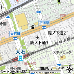 日本イエス・キリスト教団神戸大石教会周辺の地図