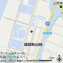 静岡県浜松市中央区雄踏町山崎5916周辺の地図