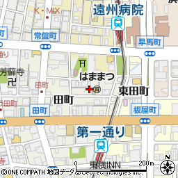 静岡県浜松市中央区田町231周辺の地図