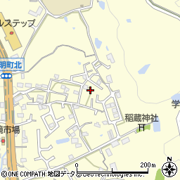 奈良県生駒市小明町408-2周辺の地図