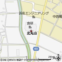 愛知県豊橋市細谷町北丸山周辺の地図