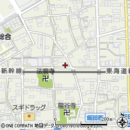 静岡県浜松市中央区飯田町63周辺の地図