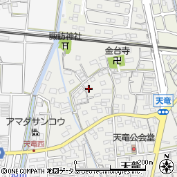 静岡県磐田市天龍153周辺の地図