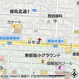 穴場 都島店周辺の地図