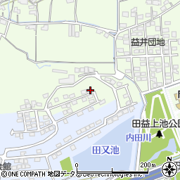 岡山県岡山市北区田益951-23周辺の地図