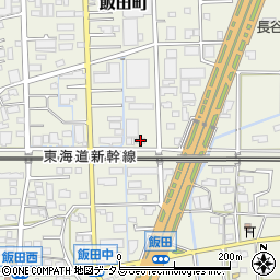 静岡県浜松市中央区飯田町309周辺の地図