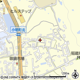 奈良県生駒市小明町401-6周辺の地図