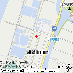 静岡県浜松市中央区雄踏町山崎5914周辺の地図