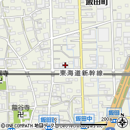静岡県浜松市中央区飯田町340周辺の地図