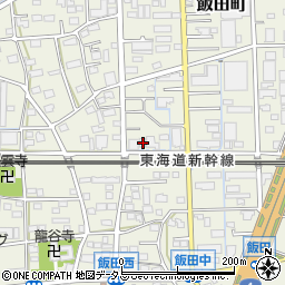 静岡県浜松市中央区飯田町341周辺の地図