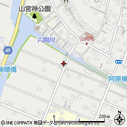 静岡県浜松市中央区雄踏町山崎3936周辺の地図