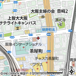 池田泉州銀行梅田支店 ＡＴＭ周辺の地図