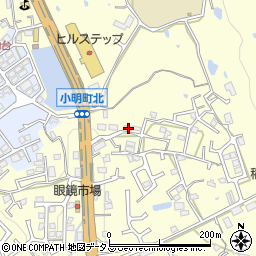 奈良県生駒市小明町399周辺の地図