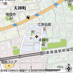 静岡県浜松市中央区富吉町周辺の地図