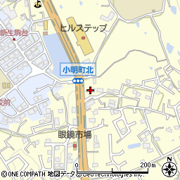 奈良県生駒市小明町392周辺の地図