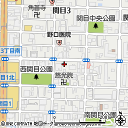 関目周辺の地図