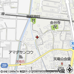 静岡県磐田市天龍132周辺の地図