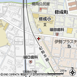 三重県津市幸町23周辺の地図