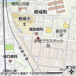三重県津市幸町25-21周辺の地図